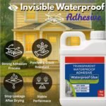 Anubhav Janni 1kg Transparent Waterproof Glue Adhesive Glue Clear Finish Strong Toughness Anti Aging Self Healing Home Bathroom Indoor Outdoor Surface Window (Pack Of 1 Pcs) - Image 5