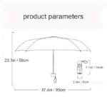 Anubhav Janni Mini Pocket Umbrella Travel Umbrella Portable Sun Rain Beach Golf Elegant Slim Design Small Rain UV Protection Lightweight Umbrellas Girls Women Folding Windproof (Pack Of 1 Pcs) - Image 5