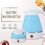 Anubhav Janni Foldable Electronic Kettle Travel Folding Electric Portable Fast Boiling Food Grade Silicone Design Boil Dry Protection Worldwide Use Kettle Boiling Home Office (Pack Of 1 Pcs) - Image 2