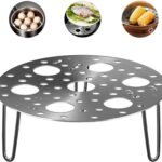Anubhav Janni Egg Boiling Stand Stainless Steel Steamer Rack Multipurpose Heatproof Stackable Pot Accessories And Pressure Cooker Pans Steam Boiling Kitchen Steam Holder Cooking (Pack Of 1 Pcs)