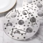Anubhav Janni Egg Boiling Stand Stainless Steel Steamer Rack Multipurpose Heatproof Stackable Pot Accessories And Pressure Cooker Pans Steam Boiling Kitchen Steam Holder Cooking (Pack Of 1 Pcs) - Image 3