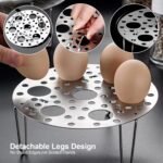 Anubhav Janni Egg Boiling Stand Stainless Steel Steamer Rack Multipurpose Heatproof Stackable Pot Accessories And Pressure Cooker Pans Steam Boiling Kitchen Steam Holder Cooking (Pack Of 1 Pcs) - Image 5