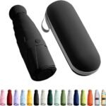 Anubhav Janni Mini Umbrella With Case Travel Umbrella Portable Sun Rain Beach UV Protection Lightweight Umbrellas Girls Women Office Car Outdoor Folding Windproof (Pack Of 1 Pcs)