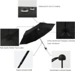 Anubhav Janni Mini Umbrella With Case Travel Umbrella Portable Sun Rain Beach UV Protection Lightweight Umbrellas Girls Women Office Car Outdoor Folding Windproof (Pack Of 1 Pcs) - Image 3