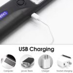 Anubhav Janni Solar Chargeable 5 Mode Light Magnetic Torch Portable LED Work Rechargeable Hook Modes For Emergency Car Home Outdoor Night Power Cut Outdoor Home Use (Pack Of 1 Pcs) - Image 2