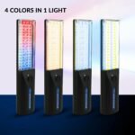 Anubhav Janni Solar Chargeable 5 Mode Light Magnetic Torch Portable LED Work Rechargeable Hook Modes For Emergency Car Home Outdoor Night Power Cut Outdoor Home Use (Pack Of 1 Pcs) - Image 4
