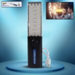 Anubhav Janni Solar Chargeable 5 Mode Light Magnetic Torch Portable LED Work Rechargeable Hook Modes For Emergency Car Home Outdoor Night Power Cut Outdoor Home Use (Pack Of 1 Pcs) - Image 6