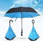 Anubhav Janni C Umbrella Travel Umbrella Portable Sun Rain Beach UV Protection Lightweight Umbrellas Girls Women Office Car Outdoor Folding Windproof (Pack Of 1 Pcs) - Image 4