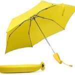 Anubhav Janni Banana Umbrella Travel Umbrella Portable Sun Rain Beach UV Protection Lightweight Umbrellas Girls Women Office Car Outdoor Folding Windproof (Pack Of 1 Pcs)