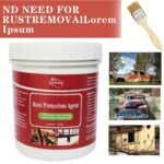 Anubhav Janni Metal Rust Remover Paint With Brush Water Based Paint With Brush Quick Dry Anti Rust Protection Metallic For Car Railings Fleet Other Home Universal Converter Gel (Pack Of 1 Pcs) - Image 4
