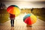 Anubhav Janni Rainbow Umbrella Medium Travel Umbrella Portable Sun Rain Beach UV Protection Lightweight Umbrellas Girls Women Office Car Outdoor Folding Windproof (Pack Of 1 Pcs) - Image 7
