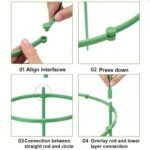 Anubhav Janni Plant Supporter Device Support Stakes Ring Cage Holder Flower Pot Climbing Trellis Vegetable Cages Durable Brackets Climbers Vines Flowers Suitable Indoor Outdoor (Pack Of 1 Pcs) - Image 7