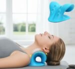 Anubhav Janni Neck Traction Device Support Stretcher Cervical Device Shoulder Relaxer With Acupressure Support Chiropractic Pillow For Home Massage Posture Pain Relief Relaxer (Pack Of 1 Pcs) - Image 2