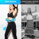 Anubhav Janni Hula Hoops Adjustable Weighted Hoop For Adults Fitness Exercise Weight Loss Waist Training Core Strength Home Workout Detachable Infinity Women Men (Pack Of 1 Pcs) - Image 5