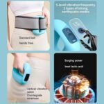 Anubhav Janni Ring Massager Belly Fat Belt Belly Fat Burner Body Shaper Handheld Wearable Vibration Massage USB Storage Pouch Fascia Rechargeable Body Waist Abdomen Arms Legs (Pack Of 1 Pcs) - Image 6