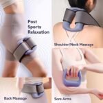 Anubhav Janni Ring Massager Belly Fat Belt Belly Fat Burner Body Shaper Handheld Wearable Vibration Massage USB Storage Pouch Fascia Rechargeable Body Waist Abdomen Arms Legs (Pack Of 1 Pcs) - Image 7