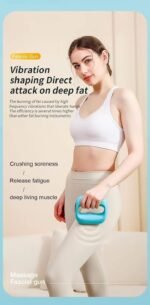 Anubhav Janni Ring Massager Belly Fat Belt Belly Fat Burner Body Shaper Handheld Wearable Vibration Massage USB Storage Pouch Fascia Rechargeable Body Waist Abdomen Arms Legs (Pack Of 1 Pcs) - Image 8