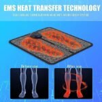 Anubhav Janni Ems Foot Massager EMS Massager Electric Feet Deep Kneading Circulation Booster Folding Portable Massage Machine Wireless Rechargeable USB Home Office Use Men  Women (Pack Of 1 Pcs) - Image 3