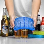 Anubhav Janni Silicone Ice Tray Square Blue Flexible BPA Free Cube Mold Easy Release Reusable Freezer Cubes Whiskey Juice Cocktails Pop Out Stackable Molds Chocolate Candy Makes (Pack Of 1 Pcs) - Image 2