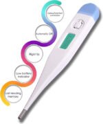 Anubhav Janni Digital Thermometer Fever One Touch Operation For Child and Adult Plastic Waterproof With Quick Measurement Of Oral Underarm Temperature In Celsius Fahrenheit (Pack 1 Pcs ) - Image 2