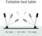 Anubhav Janni Alphabet & Kalam Laptop Table Printed Carton Foldable Study Wooden Writing Desk Bed Sofa Floor Students Home Office Work Table Blue Laptop Table (Pack Of 1 Pcs) - Image 4