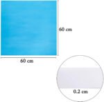 Anubhav Janni Square Shape Sticker Mirror (50*100) Flexible Non Glass Rectangular Tiles Reflective Sheets  Home Decoration Daily Use Living Room Bathroom Office Wall Decor (Pack Of 1 Pcs) - Image 2