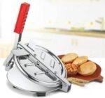 Anubhav Janni Puri Press Flower Stainless Steel Puris Maker New Machine For Home Kitchen Making Khakhra Poori Many More Manual Hand Khakhra Poori Iron  Latna Ideal Poori Papad (Pack Of 1 Pcs) - Image 2