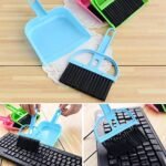 Anubhav Janni Mini Dustpan Set Brush Hand Broom Cute Little Whisk Camping Keyboard Table Desk Window Gaps Small Messes Kids Cat Dog  Home Cleaning Shelves Laptop Sofa Pet (Set Of 2 Pcs) - Image 2