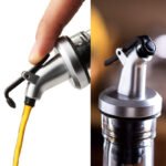 Anubhav Janni Indian Glass Oil Port (250 Ml) And Vinegar Storage Bottle Cruet Seasoning Set For Dining Table Home Kitchen Sauce Dispenser Bottles  Steel Spout Container Cooking (Pack Of 1 Pcs) - Image 3