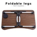 Anubhav Janni Blue Laptop Table Multipurpose Foldable Study Wooden Writing Desk Bed Sofa Floor Portable Students Home Office Work Table Blue Laptop Table School (Pack Of 1 Pcs) - Image 3