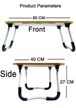 Anubhav Janni Alphabet & Kalam Laptop Table Printed Carton Foldable Study Wooden Writing Desk Bed Sofa Floor Students Home Office Work Table Blue Laptop Table (Pack Of 1 Pcs) - Image 3