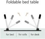 Anubhav Janni Avengers Laptop Table Printed Carton Foldable Study Wooden Writing Desk Bed Sofa Floor Students Home Office Work Table Blue Laptop Table (Pack Of 1 Pcs) - Image 3
