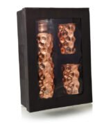 Anubhav Janni Diamond Copper Bottle With Glass The With Is A Sophisticated And Stylish Solution Those Seeking Healthy Way To Hydrate This Bottle Offers Numerous Health Benefits (Pack Of 1 Pcs) - Image 3