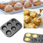 Anubhav Janni 6 Slot Muffins Tray Cup Cake Mould For Baking Muffin With Mould Bread Tart Making Set Combo Decoration Tools Can be Used Cooker Cavities Bakeware Cupcake Baking (Pack Of 1 Pcs) - Image 3