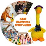 Anubhav Janni Duck Dancing Toy Interactive Talking Singing Companion Imitating Toddlers Perfect Cactus Can Sing Talk Record Repeat What You Say Decor Kids Adult Cute Recording (Pack Of 1 Pcs) - Image 4