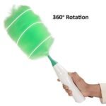 Anubhav Janni Go Duster Plastic Hand Held Dust Electric Feather Spin Home Duster Cleaning Brush For HomeOffice Car Lightweight Cleaner Soft Feathers Motorized Set Office Car (Pack Of 1 Pcs) - Image 4