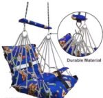 Anubhav Janni Baby Swig Jula Cotton Swing For Kids jhula Swings Cradle Chair New Born Gifts Foldable And Washable With Safety Belt Home Garden Indoor Outdoor (Pack Of 1 Pcs) - Image 4