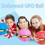 Anubhav Janni Magic Ball Ufo With Ligh Flying Ball UFO Kids Flying Saucer Interactive Saucer Toy Pet Training Toy LED Light Air Hover Football Shock Proof Soccer Outdoor Garden (Pack Of 1 Pcs) - Image 4