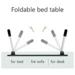 Anubhav Janni Drawing Friends Laptop Table Printed Cartoon Multipurpose Foldable Study Wooden Writing Desk Bed Sofa Floor Portable Students Home Office Work Table (Pack Of 1 Pcs) - Image 4