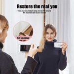 Anubhav Janni Square Shape Sticker Mirror (50*100) Flexible Non Glass Rectangular Tiles Reflective Sheets  Home Decoration Daily Use Living Room Bathroom Office Wall Decor (Pack Of 1 Pcs) - Image 4