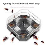 Anubhav Janni Cockroach Trape Box Traps Bug Roach Catcher Killer Bait Effective Pesticide Kitchen Restaurant Essentials Tra Non Toxic Pest Home Office Reusable Plastic Indoor (Pack Of 1 Pcs) - Image 4