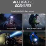Anubhav Janni Side Light Head Lamp High Power Rechargeable With Dual LED Beam USB Charging Headlight Torch Waterproof Hand Free Headlamp Hiking Night Work Fishing Emergency Use (Pack Of 1 Pcs) - Image 5