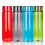 Anubhav Janni Round Water Bottle H2o BPA Free Plastic Bottle Leak Proof Firm Grip 100% Food Grade Bottles For Home Office Freezer Fridge Set Sports School Travelling Gym Yoga (Pack Of 1 Pcs) - Image 5