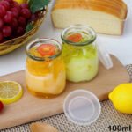 Anubhav Janni Pudding Jar 100ml Glass Yogurt Jars Airtight Lids Multipurpose Dessert Cups Pudding Mousse Smoothies Kitchen Storage Pantry Salt Pepper Herbs Jam Honey Yogurt (Set Of 6 Pcs) - Image 6