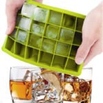 Anubhav Janni Silicone Ice Tray Square Blue Flexible BPA Free Cube Mold Easy Release Reusable Freezer Cubes Whiskey Juice Cocktails Pop Out Stackable Molds Chocolate Candy Makes (Pack Of 1 Pcs) - Image 5