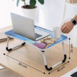 Anubhav Janni Frozen Laptop Table Printed Carton Multipurpose Foldable Study Wooden Writing Desk Bed Sofa Floor Portable Students Home Office Work Table Breakfast Portable (Pack Of 1 Pcs) - Image 5