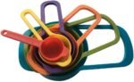 Anubhav Janni Measuring Color Spoon Plastic Colorful Cup Set Multi Function Spoons Kitchen Tools Baking Cups Teaspoon Rainbow Colors Utensil In And Spoon Multicolor (Set Of 6 Pcs) - Image 5