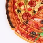 Anubhav Janni Pop It Pizza Shape The Is A Unique Playful Fidget Toy Designed To Provide Relaxation Endless Fun Both Kids Adults This Colorful Pizza Shaped Pop It Features Soft (Pack Of 1 Pcs) - Image 5