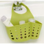 Anubhav Janni Silicone Sink Faucet Candy Kitchen Caddy Sponge Storage Hanging Basket Adjustable Snap Button Type Drain Rack Bag Baskets Tool Bathroom Soap Water Draining Holder (Set Of 3 Pcs) - Image 5