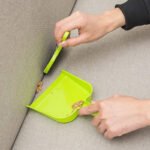 Anubhav Janni Mini Dustpan Set Brush Hand Broom Cute Little Whisk Camping Keyboard Table Desk Window Gaps Small Messes Kids Cat Dog  Home Cleaning Shelves Laptop Sofa Pet (Set Of 2 Pcs) - Image 5
